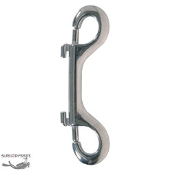 Mousqueton double 90mm inox...