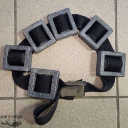 Ceinture de plongée nylon +...