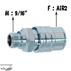 Raccord adaptateur 9/16"...